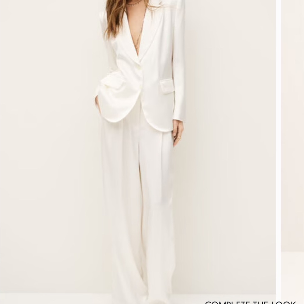 ba&sh Cream Wide Leg Jumpsuit